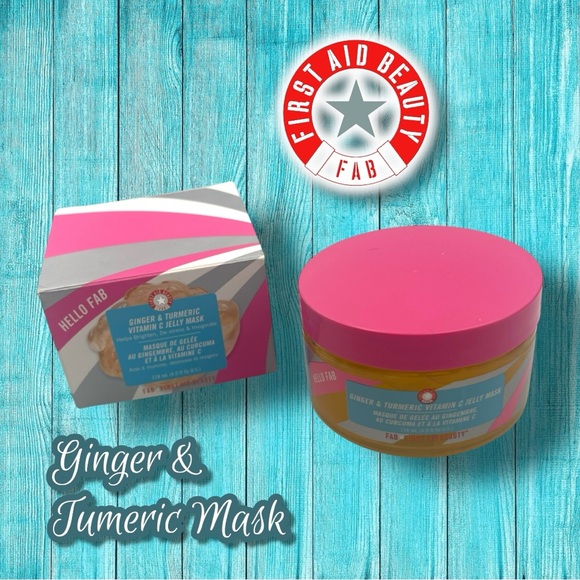 First Aid Beauty Skincare Hello Fab Ginger & Turmeric Jelly Mask - Picture 1 of 7